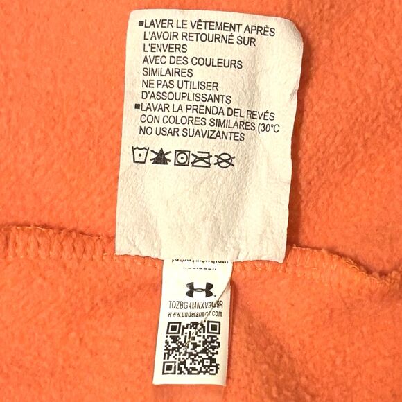 Under Armour Women's 2X Hoodie, Peachy-Orange Color w/White Accents, GREAT Cond. - Picture 5 of 9
